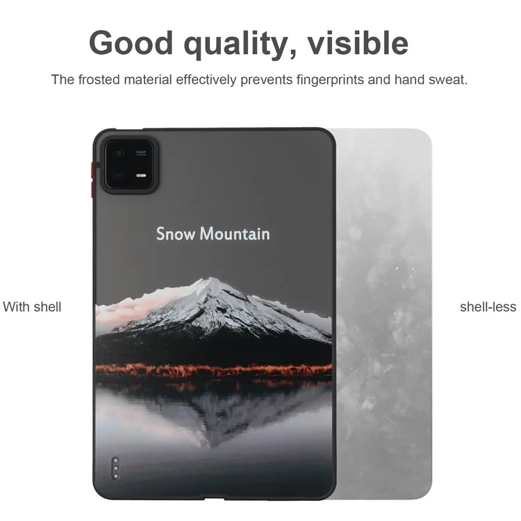 Para Xiaomi Pad 6 / Pad 6 Pro Funda Protectora de Tableta a Prueba de Golpes Serie Paisaje - Montaña Nevada