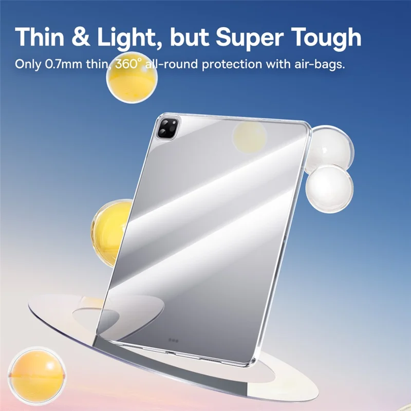 BASEUS Simple Series For iPad Pro 11 (2021) / (2022) / Air (2020) / Air (2022) Slim PC Protective Case - Transparent