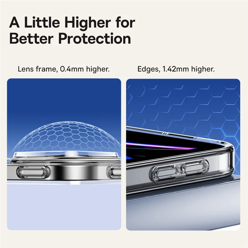 BASEUS Simple Series For iPad Pro 11 (2021) / (2022) / Air (2020) / Air (2022) Slim PC Protective Case - Transparent