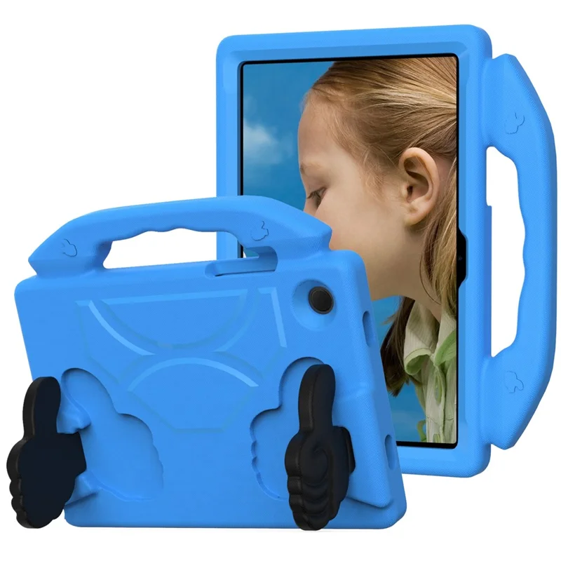 For Xiaomi Redmi Pad / Lenovo Tab M10 Plus (3rd Gen) Tablet EVA Case with Thumb Kickstand - Blue