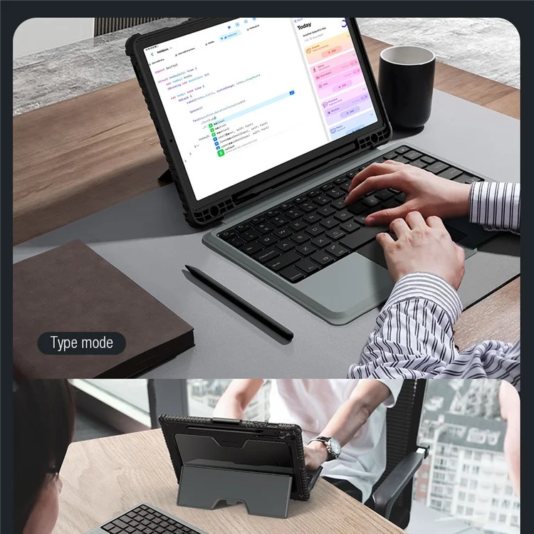 Nillkin Para Samsung Galaxy Tab S9 Tablet de Tableta Con Teclado Bluetooth de Fondo Desmontable