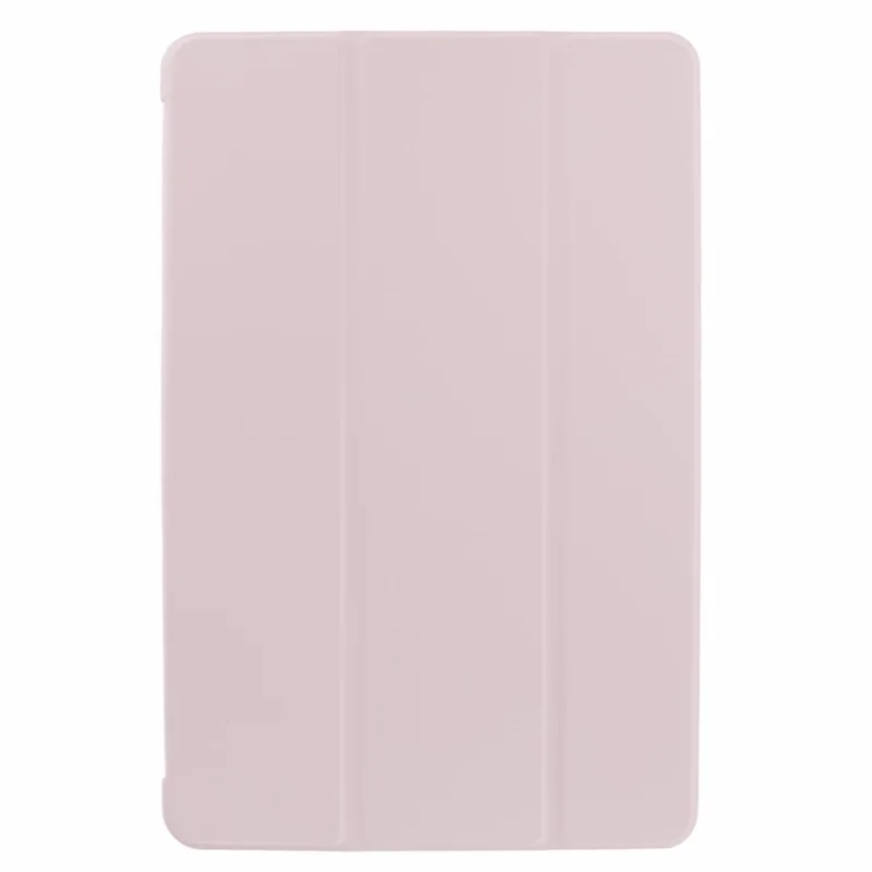 For Honor Pad 9 Case Anti-Scratch PU+Silicone Tri-fold Stand Tablet Cover - Pink