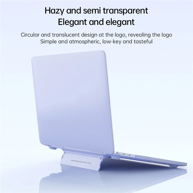 Para MacBook Pro de 16 polegadas (2021) / (2023) (A2485 / A2780 / A2991) Capa com Suporte e Dissipação de Calor - Verde Meia-Noite