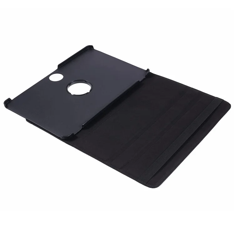 Pour le Couvercle D'honneur 9 Couverture de Tablette en Cuir PU Résistant Aux Rayures Avec Support Rotatif - Noir