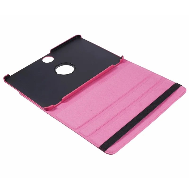 For Honor Pad 9 Case Scratch-resistant PU Leather Tablet Cover with Rotating Stand - Rose