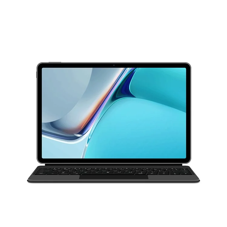 For Huawei MatePad 11 (2021) Magnetic Floating Bluetooth-compatible Keyboard + Leather Tablet Case