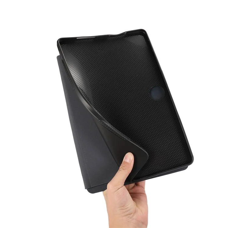 For Honor Pad 9 Case Anti-scratch PU Leather Auto Sleep / Wake Tablet Cover - Black