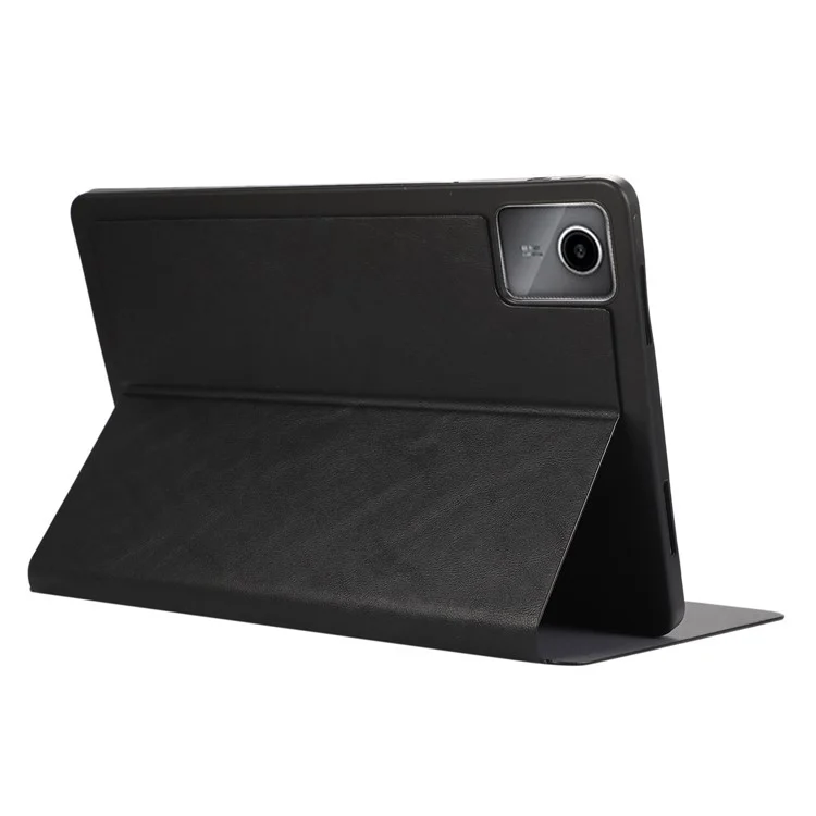 Para Lenovo Tab M11 (xiaoxin Almohadilla 11 2024) Case de Tableta Auto Sleep / Wake Folio Stand Cover - Negro