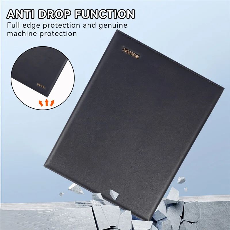 For iPad 10.2 (2021)  /  (2020)  /  (2019) Leather Bluetooth-compatible Keyboard Case Stand with Pen Holder - Blue