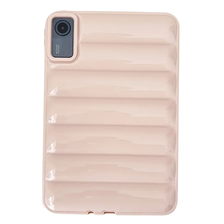 Per Xiaomi Redmi Pad SE Custodia Soft TPU Down Jacket Design Candy Color Cover - Rosa
