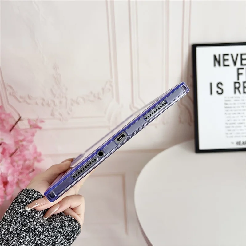 For Xiaomi Redmi Pad SE Case Transparent Protective Back Cover - Pink