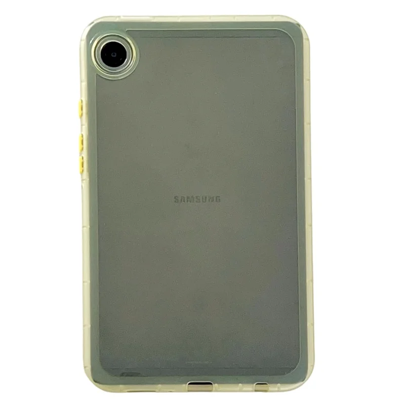 For Samsung Galaxy Tab A9 Clear Case Soft TPU Anti-Scratch Slim-Fit Cover - Yellow