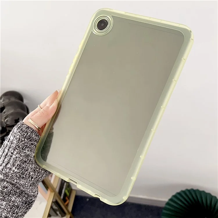 Для чехла Samsung Galaxy Tab A9+ прозрачный TPU чехол для планшета - желтый
