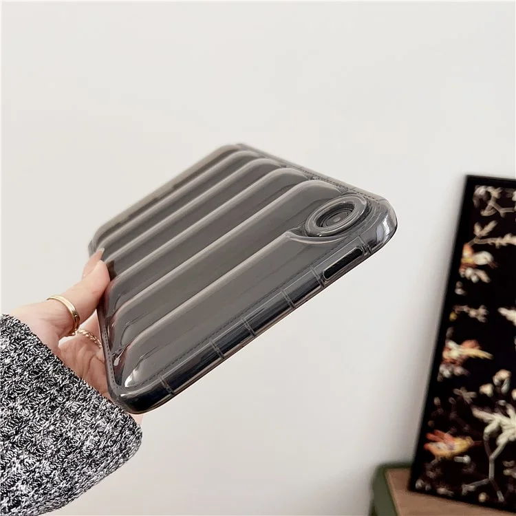 Чехол TPU для Samsung Galaxy Tab A9, прозрачный дизайн "Пуховая куртка", защита от ударов - Зеленый
