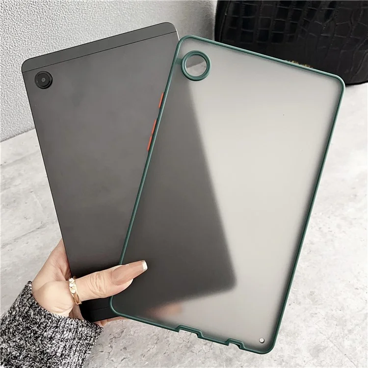 Для Samsung Galaxy Tab A9 Чехол ПК + ТПУ Антицарапин Чехол для планшета Кожа Чувство Прикосновения - Синий