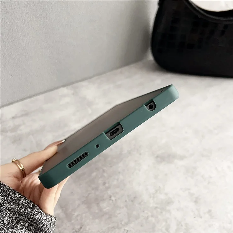 Для Samsung Galaxy Tab A9 Чехол ПК + ТПУ Антицарапин Чехол для планшета Кожа Чувство Прикосновения - Синий