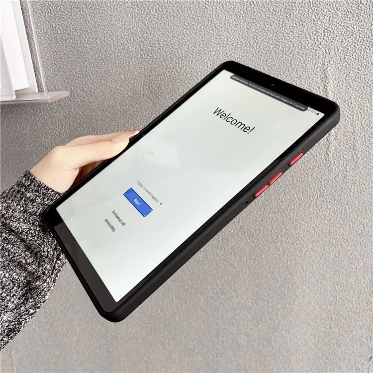 Чехол-накладка для Samsung Galaxy Tab A9+ из ТПУ + пластика, противоударный, защитный чехол для планшета - синий
