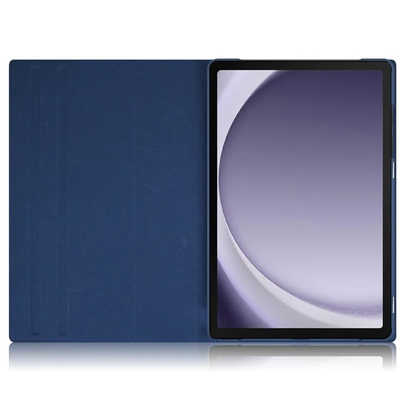 For Samsung Galaxy Tab A9+ SM-X210 SM-X216 SM-X218 Case Leather Tablet Rotary Stand Cover - Blue
