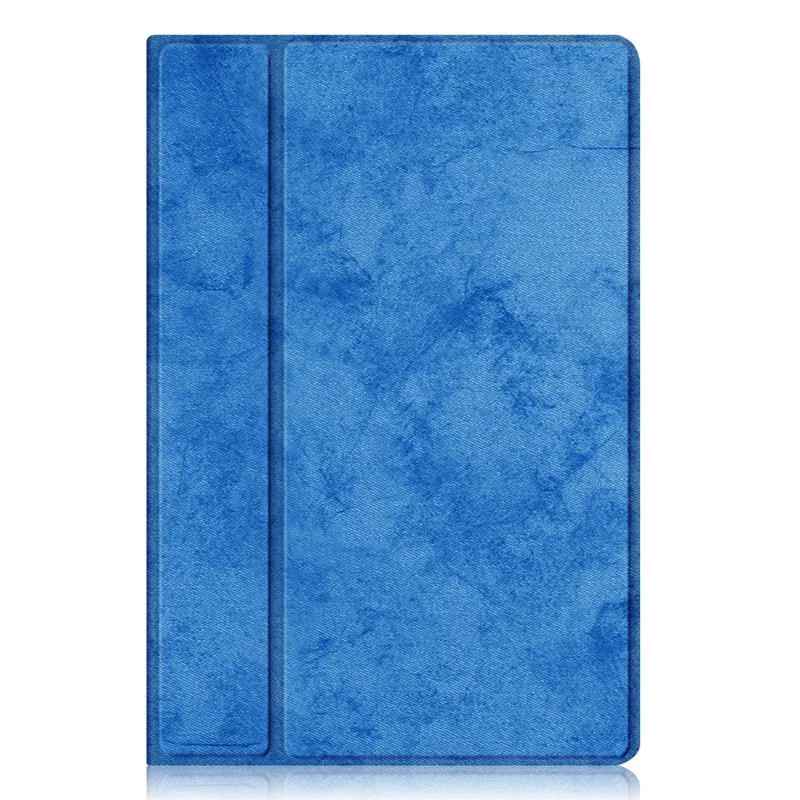 For Samsung Galaxy Tab A9+ SM-X210 SM-X216 SM-X218 Case Leather Tablet Rotary Stand Cover - Blue