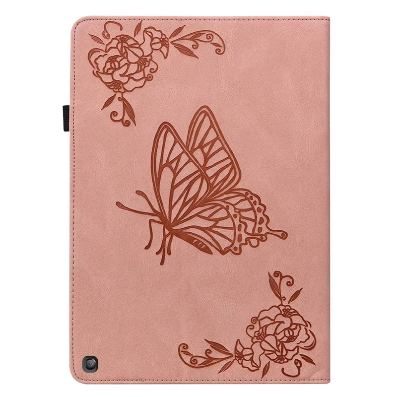 For Amazon Fire HD 10 (2023) Leather Case Card Holder Stand Tablet Cover - Pink