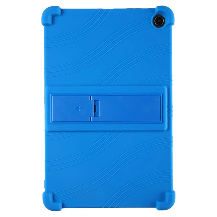 Per Amazon Fire Max 11 Case Soft Silicone PC Kickstand Tablet Protective Cover - Dark Blue