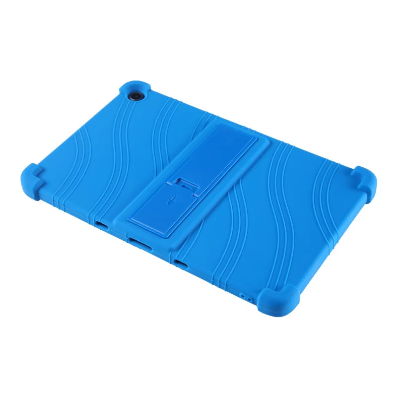 Per Amazon Fire Max 11 Case Soft Silicone PC Kickstand Tablet Protective Cover - Dark Blue