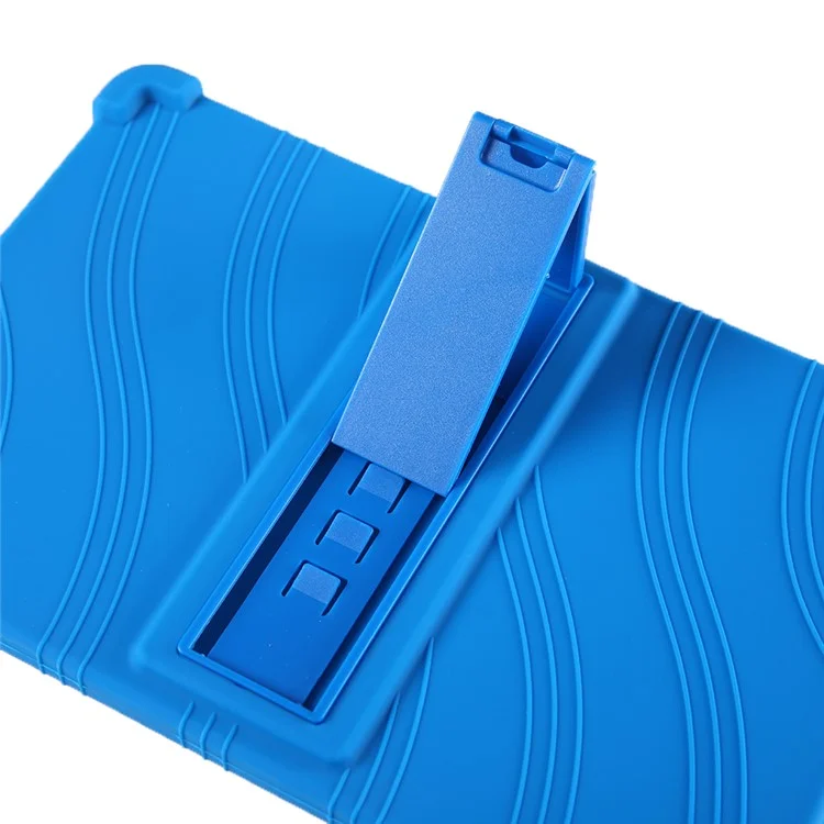 Per Amazon Fire Max 11 Case Soft Silicone PC Kickstand Tablet Protective Cover - Dark Blue
