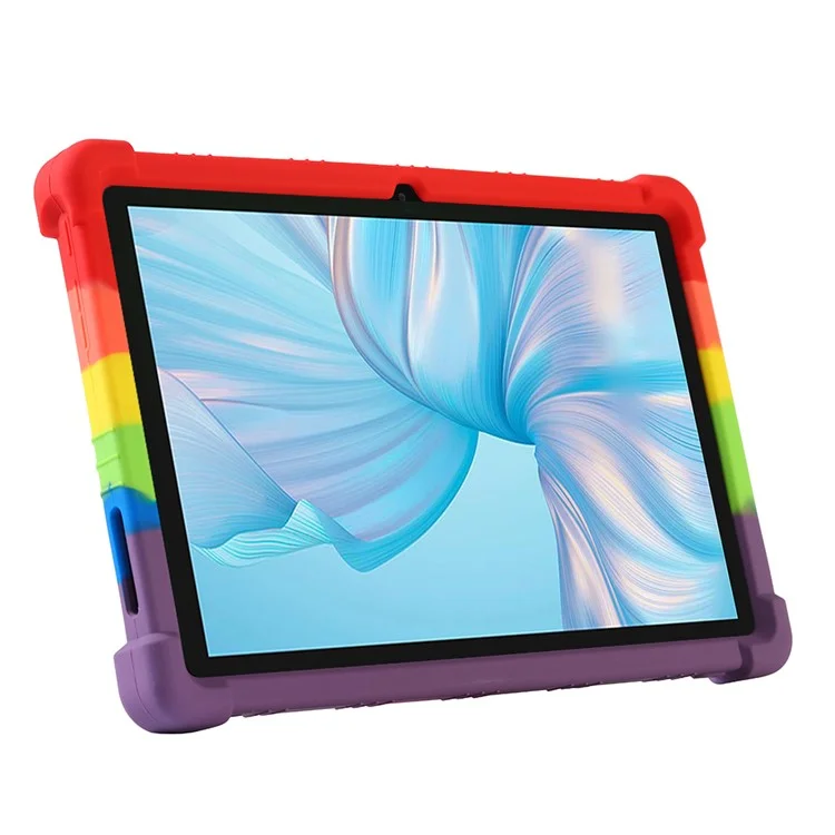 For Blackview Tab 80 10.1 (2023) Tablet Case PC Kickstand Soft Silicone Protective Cover - Multi-color