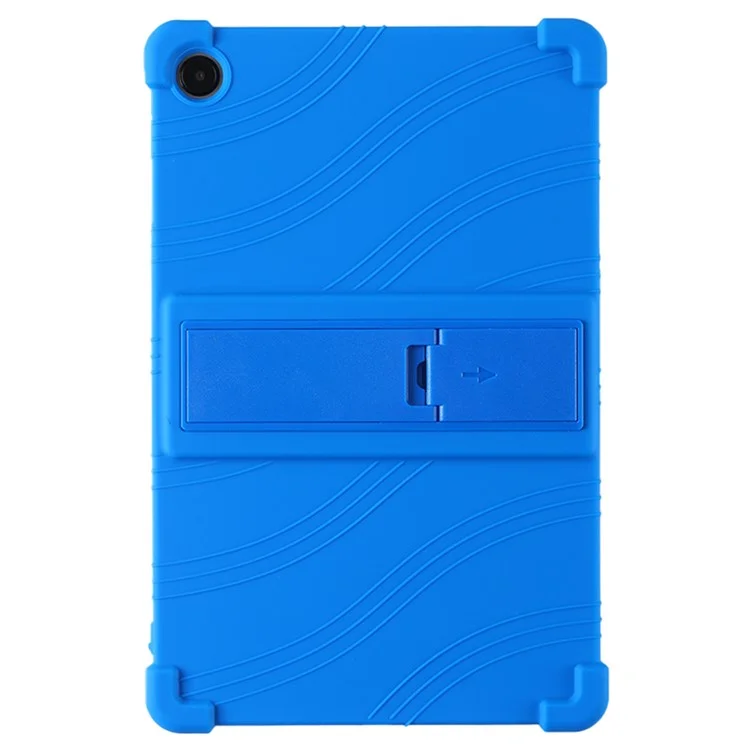 Per Samsung Galaxy Tab S9 / S9 FE Tablet Cover Supporto regolabile Antiurto Custodia in silicone - Blu scuro