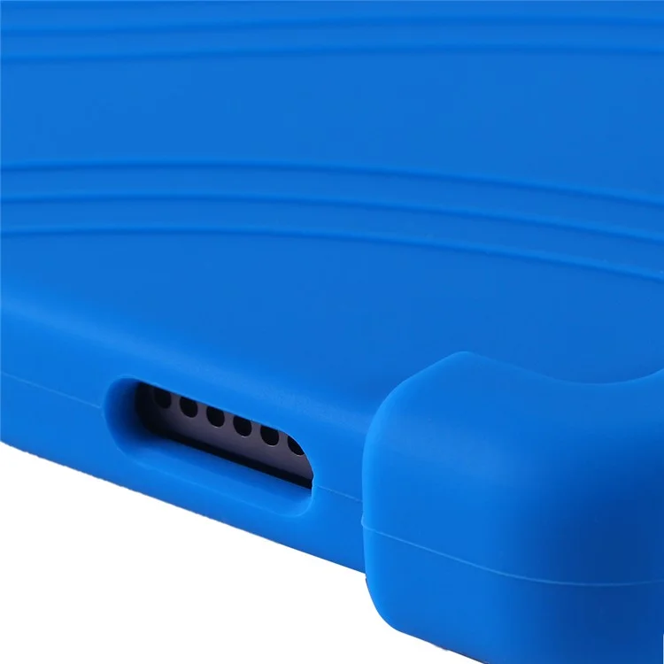 Per Samsung Galaxy Tab S9 / S9 FE Tablet Cover Supporto regolabile Antiurto Custodia in silicone - Blu scuro