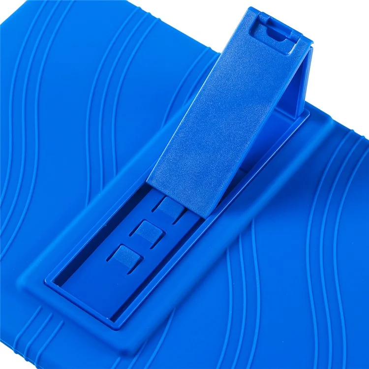 Per Huawei MatePad Air 11.5 pollici (2023) Custodia Tablet Silicone Protezione con Supporto Regolabile - Blu Scuro