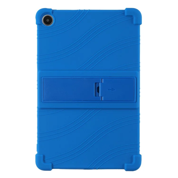 For Walmart Onn 10.4 inch Tablet Pro Silicone Case Kickstand Protective Cover - Dark Blue