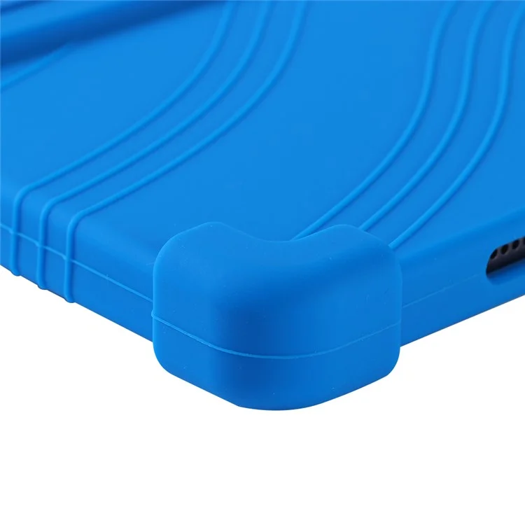 For Walmart Onn 10.4 inch Tablet Pro Silicone Case Kickstand Protective Cover - Dark Blue