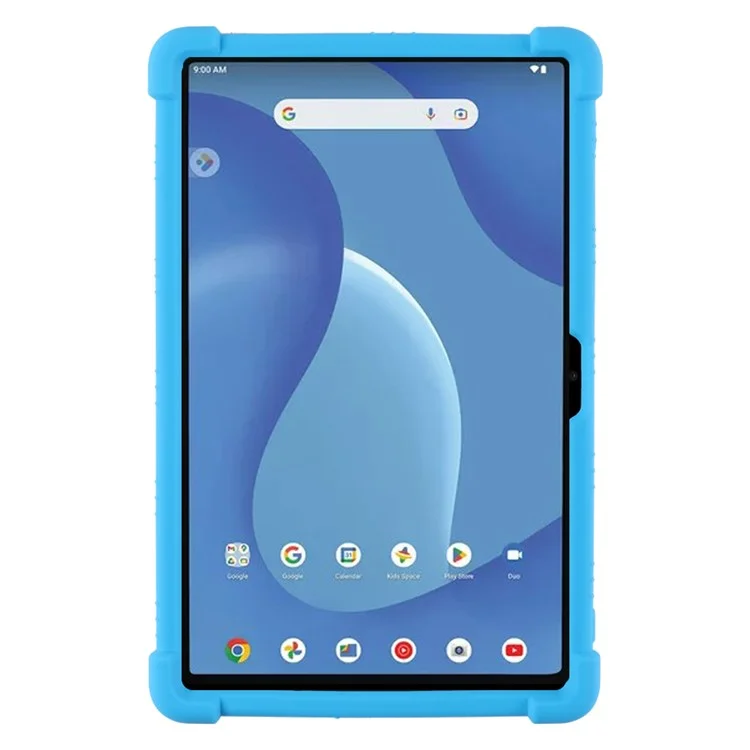 For Walmart Onn 10.4 inch Tablet Pro Silicone Case Kickstand Protective Cover - Sky Blue