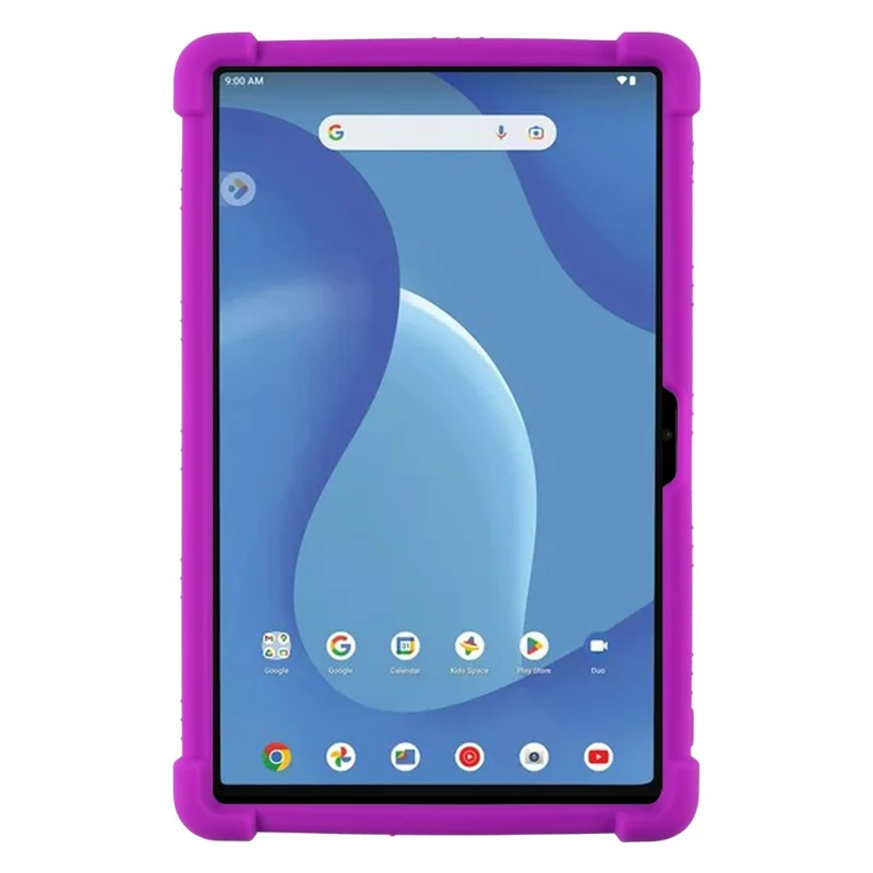 For Walmart Onn 10.4 inch Tablet Pro Silicone Case Kickstand Protective Cover - Purple
