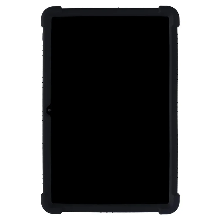 For Walmart Onn 10.1 inch (2022) Silicone Case Kickstand Anti-Scratch Tablet Cover - Black