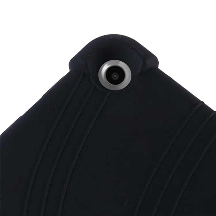 For Walmart Onn 10.1 inch (2022) Silicone Case Kickstand Anti-Scratch Tablet Cover - Black