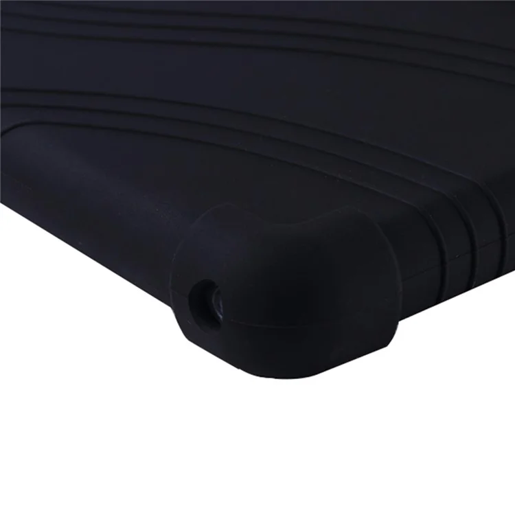 For Walmart Onn 10.1 inch (2022) Silicone Case Kickstand Anti-Scratch Tablet Cover - Black