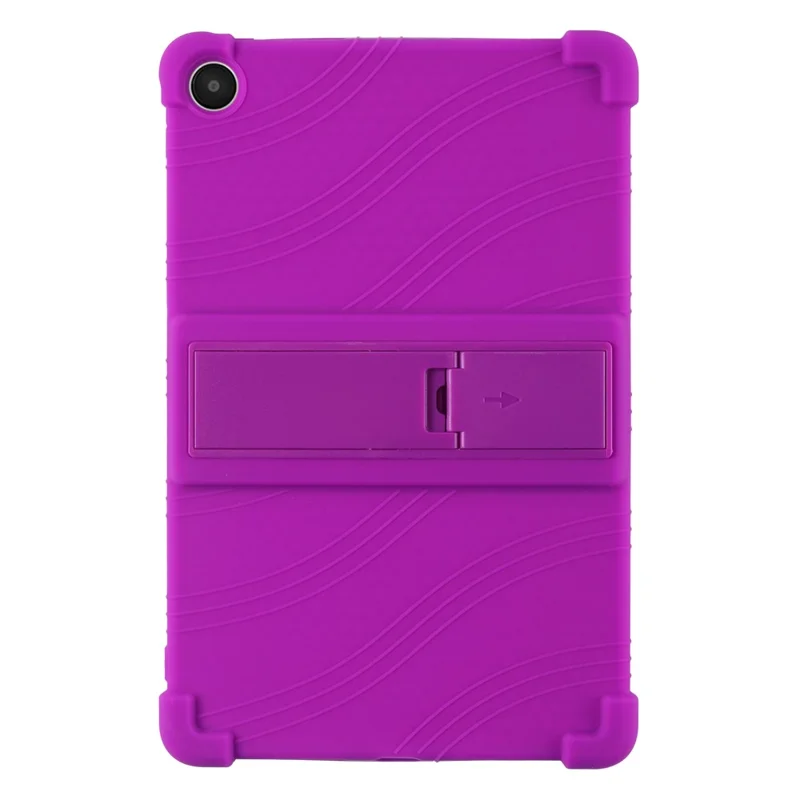 For Walmart Onn 11" Tablet Pro Silicone Case Kickstand Cover Corner Protection - Purple