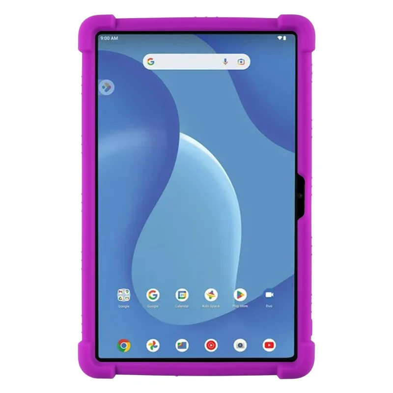 For Walmart Onn 11" Tablet Pro Silicone Case Kickstand Cover Corner Protection - Purple