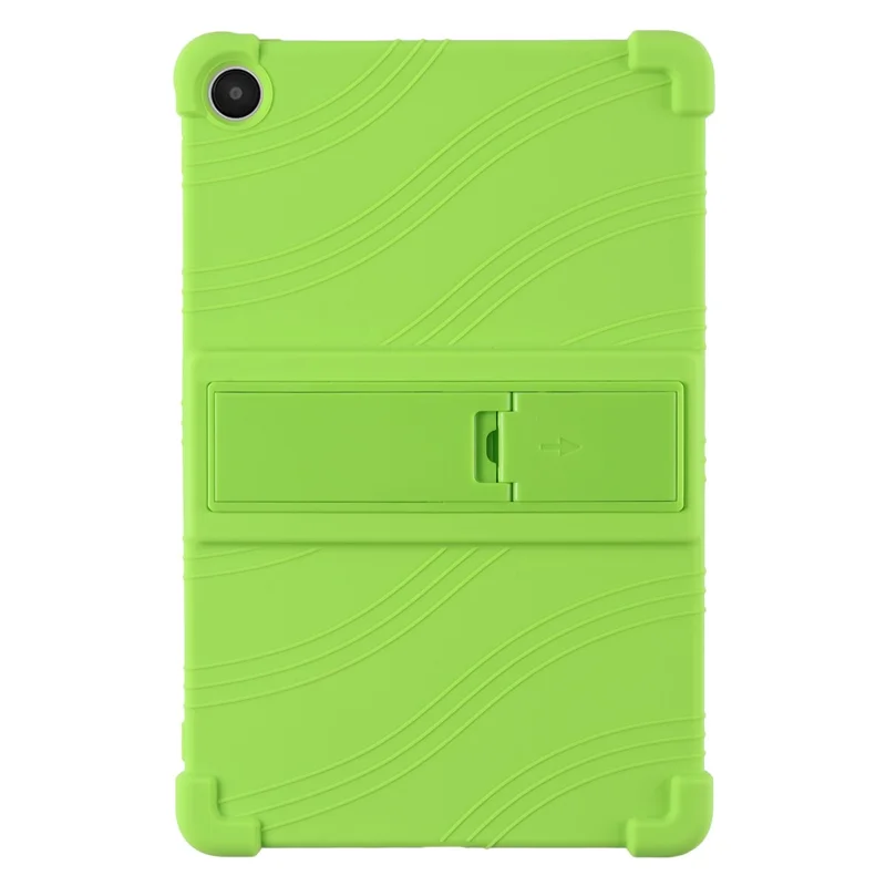 For Walmart Onn 11" Tablet Pro Silicone Case Kickstand Cover Corner Protection - Green