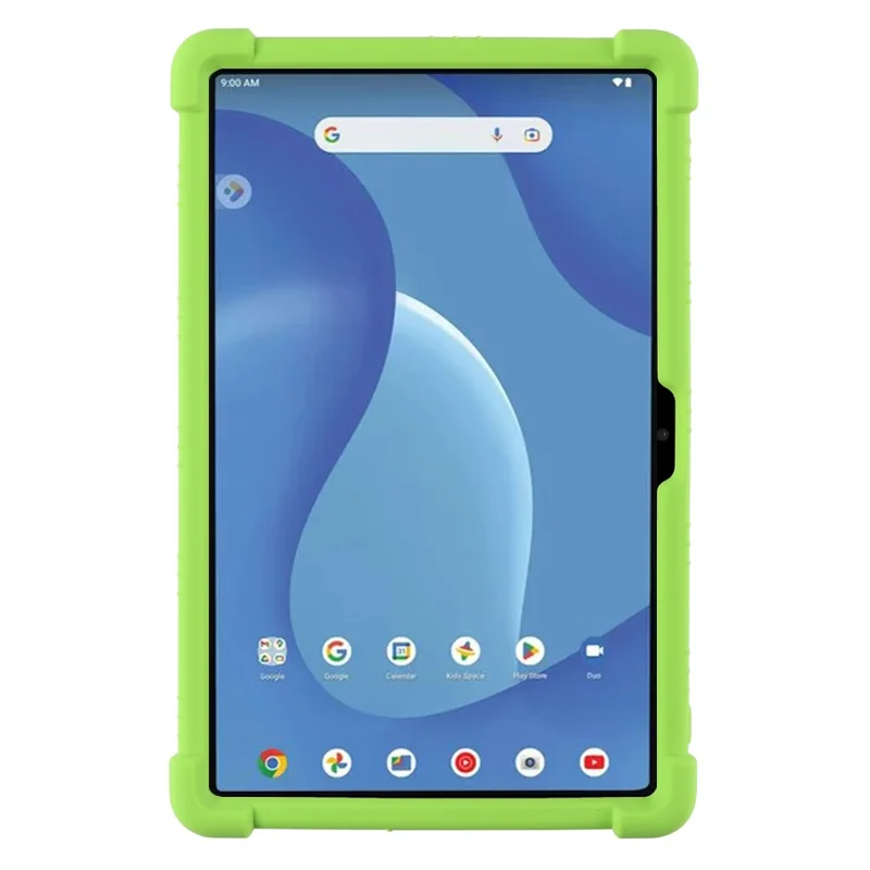 For Walmart Onn 11" Tablet Pro Silicone Case Kickstand Cover Corner Protection - Green