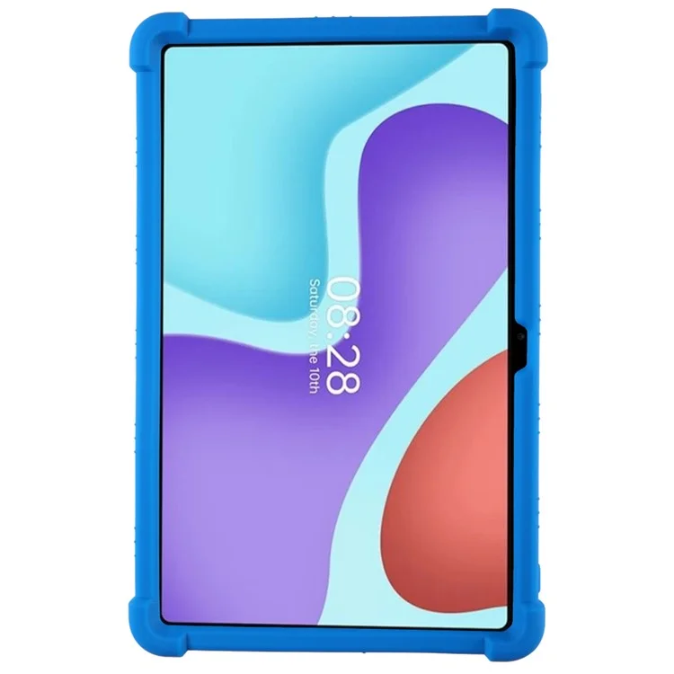 Per Alldocube iPlay 50 / iPlay 50 Pro Silicone Case Shockproof Cover con Supporto - Blu Scuro