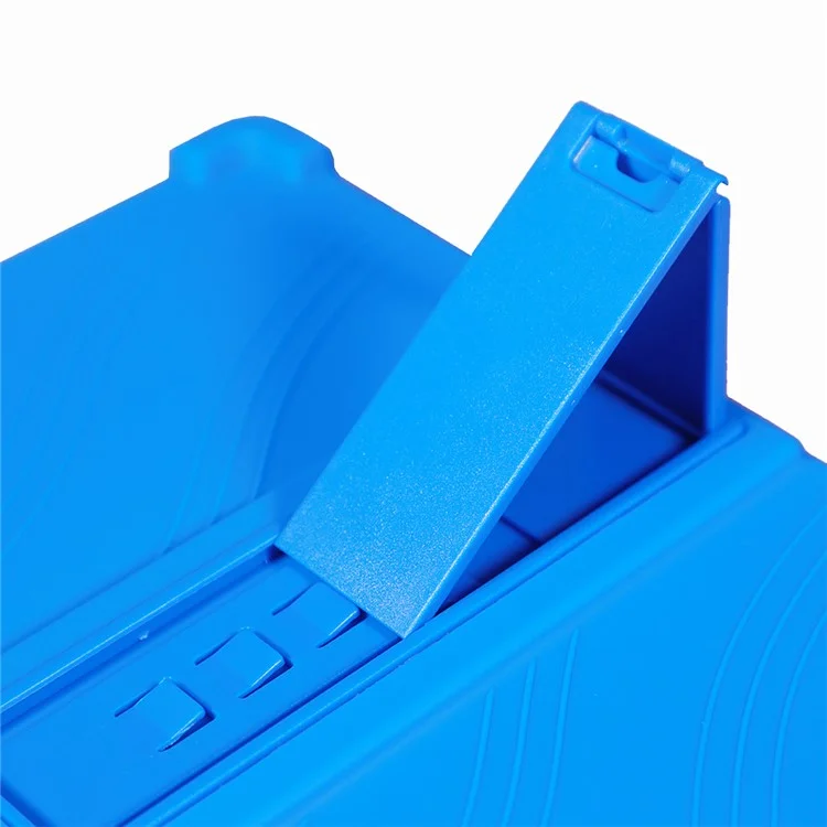 Per Alldocube iPlay 50 / iPlay 50 Pro Silicone Case Shockproof Cover con Supporto - Blu Scuro