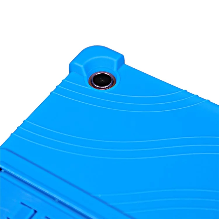 Per Alldocube iPlay 50 / iPlay 50 Pro Silicone Case Shockproof Cover con Supporto - Blu Scuro