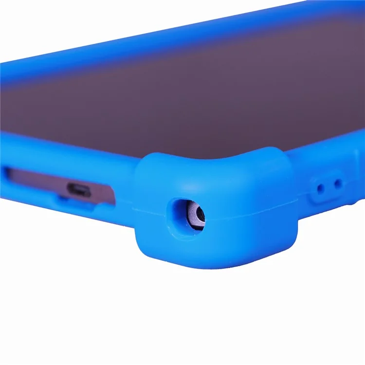 Per Alldocube iPlay 50 / iPlay 50 Pro Silicone Case Shockproof Cover con Supporto - Blu Scuro