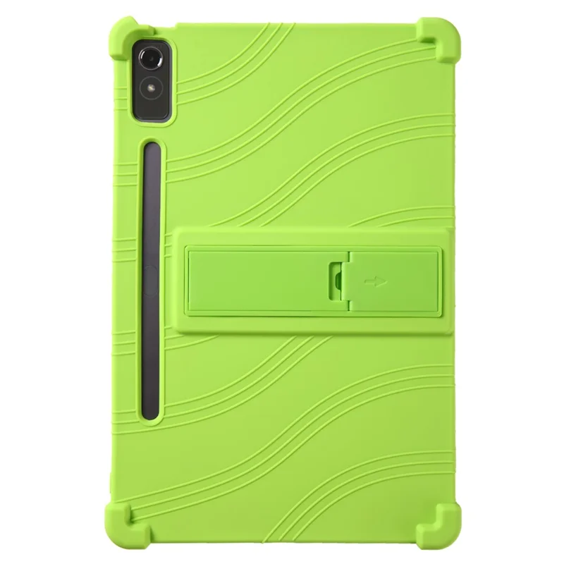 For Lenovo Xiaoxin Pad Pro 12.7 inch Tablet Case Kickstand Protective Cover - Green