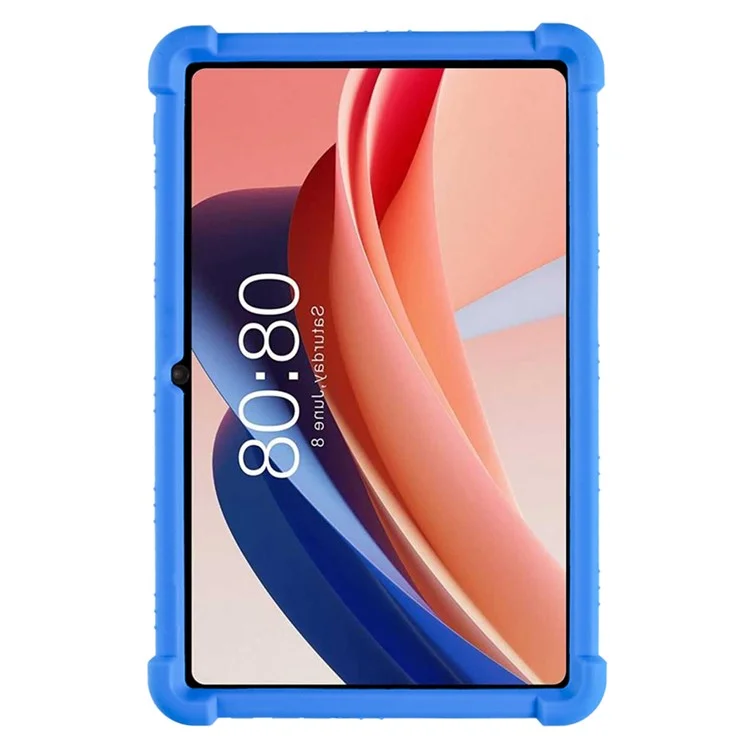 Para Teclast M40 Plus (Cámara Dual) / P40HD (Cámara Dual) / M40S (Cámara Dual) Funda de Silicona para Tablet Amigable para Niños Cubierta Protectora - Azul Oscuro