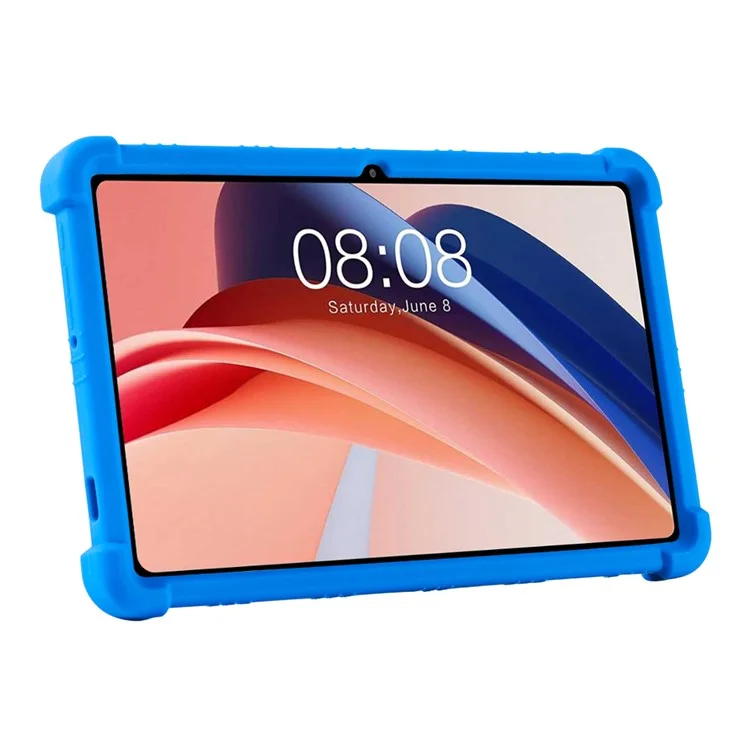 Para Teclast M40 Plus (Cámara Dual) / P40HD (Cámara Dual) / M40S (Cámara Dual) Funda de Silicona para Tablet Amigable para Niños Cubierta Protectora - Azul Oscuro