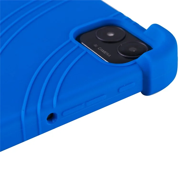 Para Teclast M40 Plus (Cámara Dual) / P40HD (Cámara Dual) / M40S (Cámara Dual) Funda de Silicona para Tablet Amigable para Niños Cubierta Protectora - Azul Oscuro
